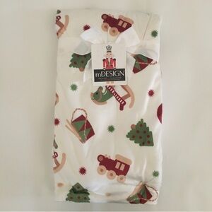 NEW Baby Blanket Soft Cozy Christmas Theme Presents Drums Trains | mDesign